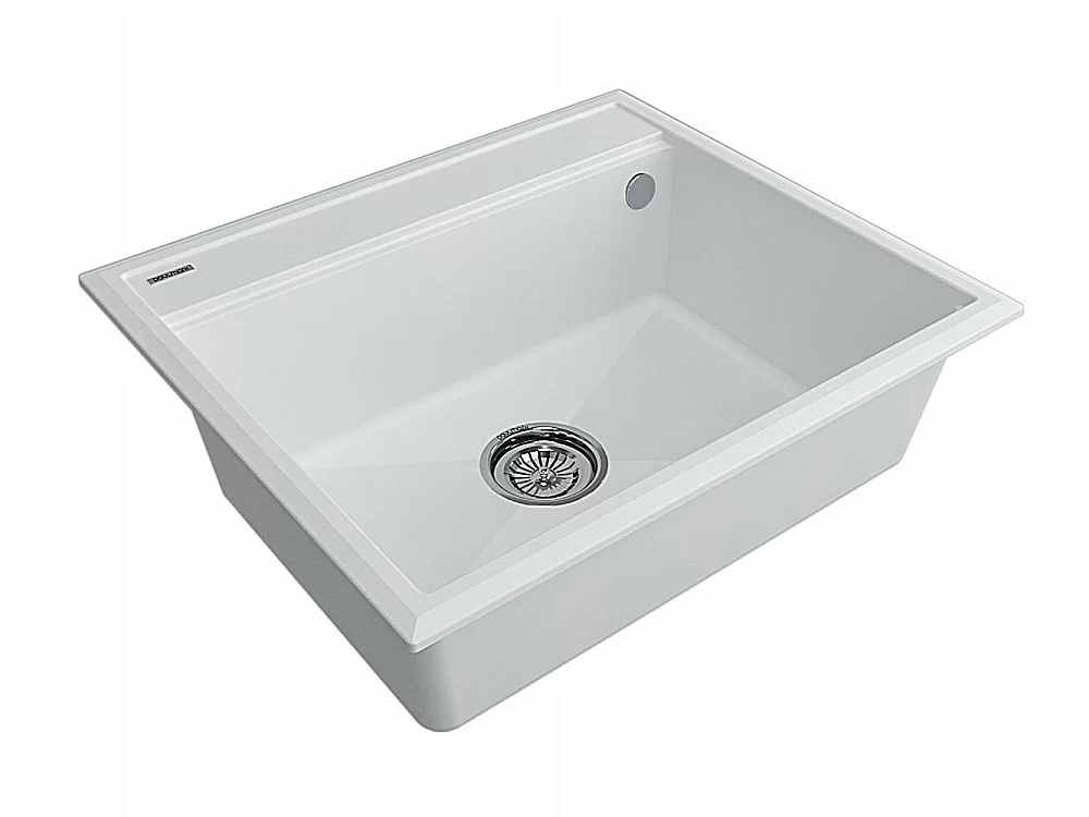 Кухонная мойка Paulmark STEPIA-590 PM115951-WH 590х510 белая