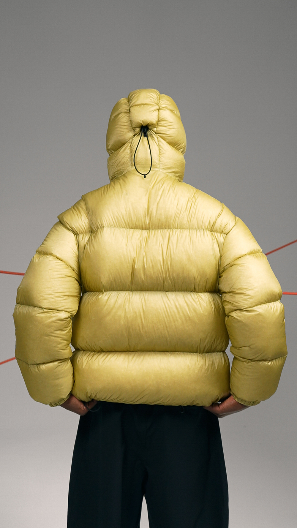 Куртка Called a Garment Puffer Fish Down Jacket "Citron"