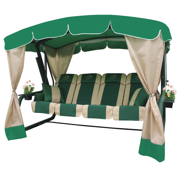 Садовые Качели Эдем Люкс 76 зеленый