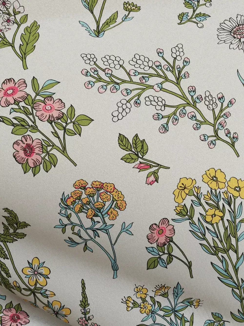 Простынь на резинке "Botany" 120х200 см Сказка сатин