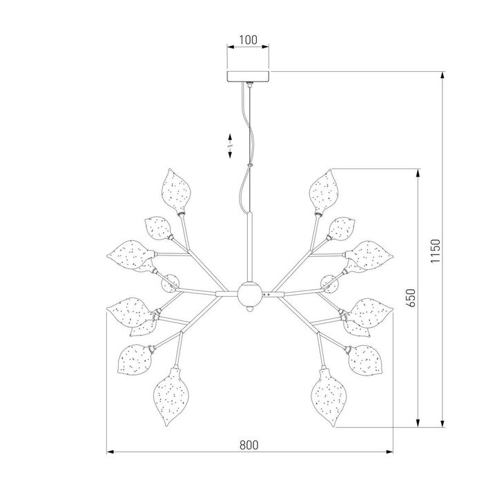 Подвесная люстра Bogates 546