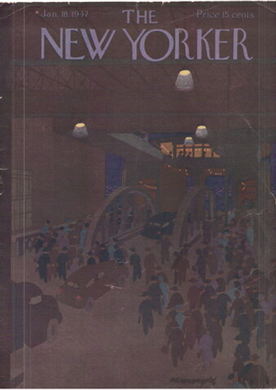 Журнал The New Yorker 18-01-1947, обложка