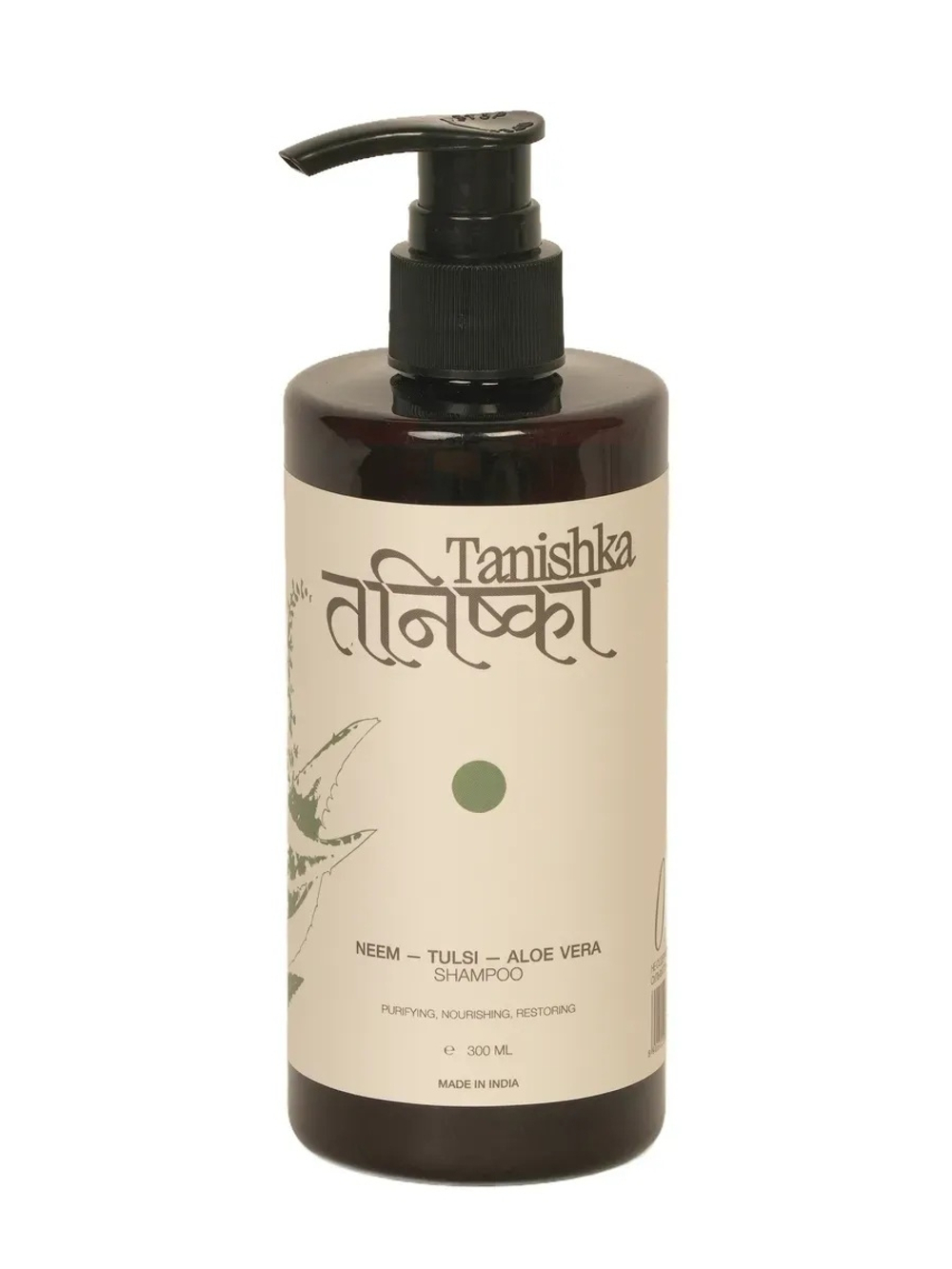 TANISHKA Neem,Tulsi & Aloe Vera Shampoo Восстанавливающий шампунь для волос 300мл