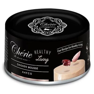 Влажный корм для кошек Pettric Cherie Healthy Living Мусс из курицы, банка 80 г