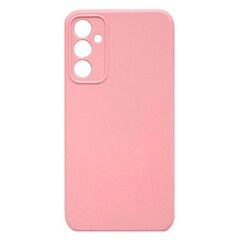 Силиконовый чехол Silicone Cover с защитой камеры для Samsung Galaxy A54 (Розовый)