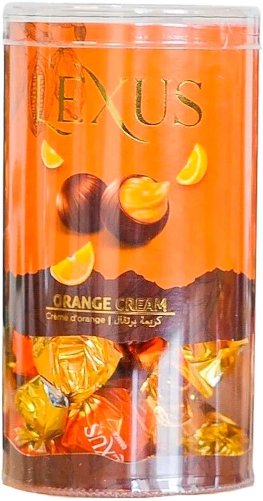 Шоколад Лексус Конфеты с Апельсиновым Кремом в тубе / Lexus Orange Cream in tube 180г