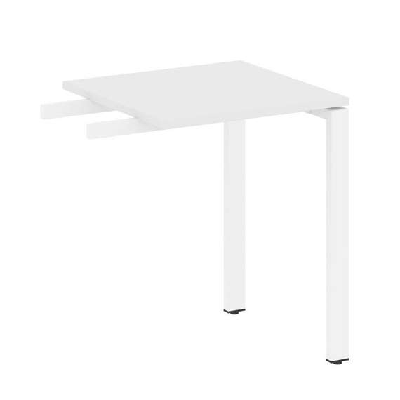 Metal System Приставной элемент на П-образном м/к БП.ПР-1 Белый/Металл Белый 600*600*750