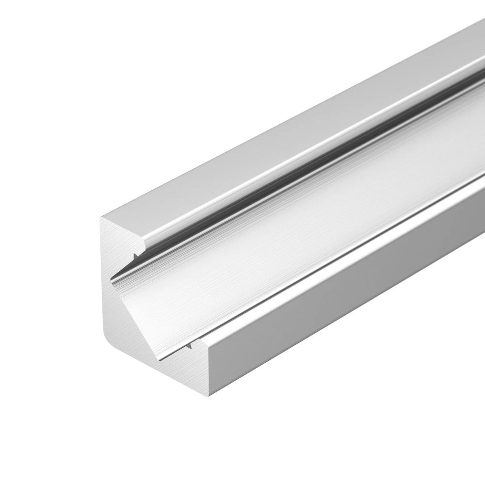 Профиль с экраном ALU-D45-2000 ANOD+FROST (Arlight, Алюминий) 018252