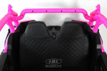 Детский электромобиль RiverToys X707XX BLACK-PINK/черно-розовый