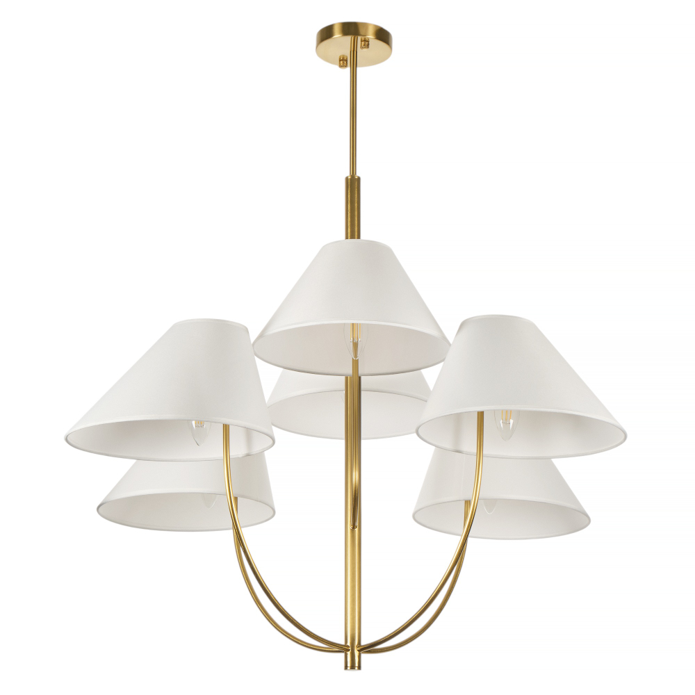 Потолочная люстра на штанге MyFar Lukas MR2390-6C