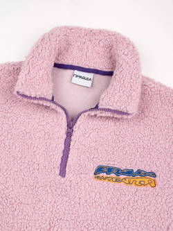 Толстовка ANTEATER Pravda-Zip-SHERPA-Pink