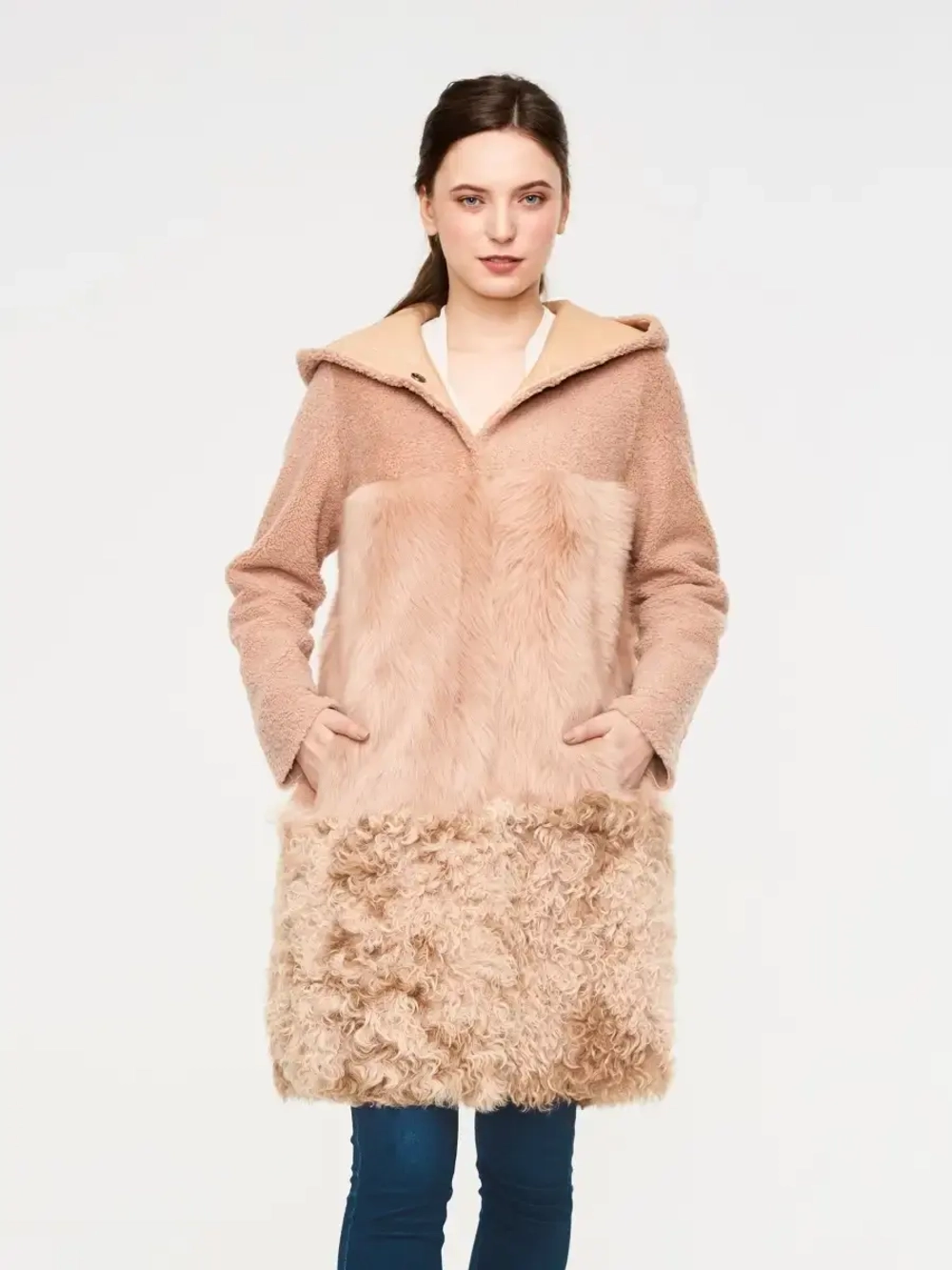 шуба женская натуральная овчина Турция