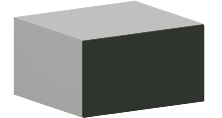 Кухня Модуль ШВГ 660 Белый / Насыщенно-зеленый