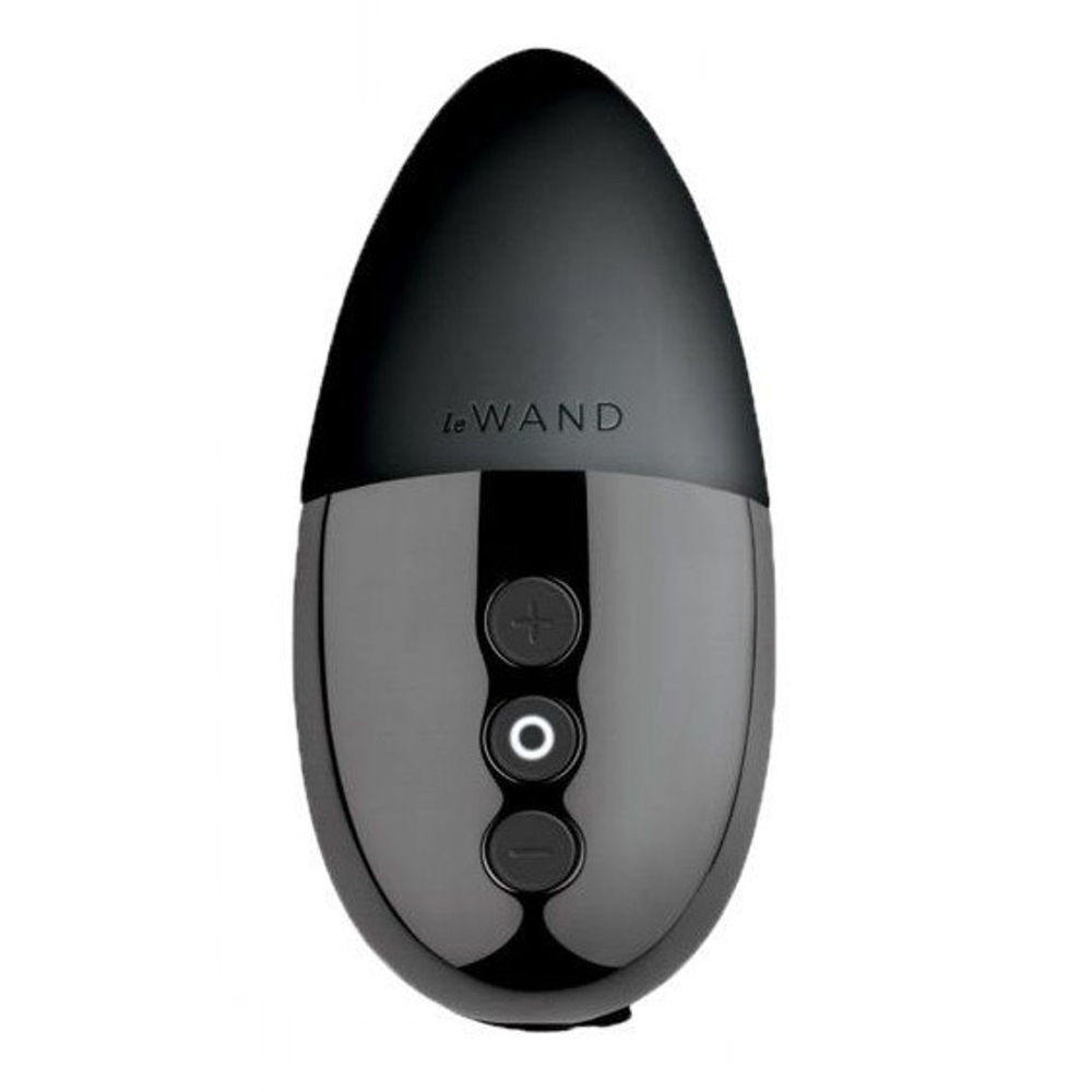 Чёрный утяжеленный премиум-вибратор Le Wand Point Black LW-016-BLK