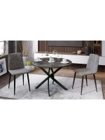 Стол кухонный обеденный круглый 90х90х75 см