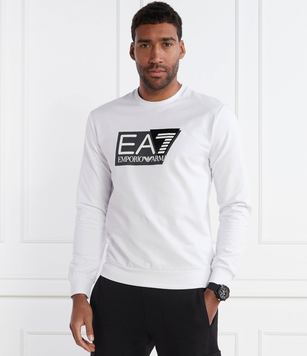 Худи EA7 - белый(3DPM60 PJ05Z)