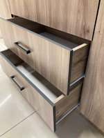 Шкаф 4-х створчатый Титан дуб смоки