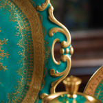 Кофейный сервиз на 6 персон «Богемский изумруд»