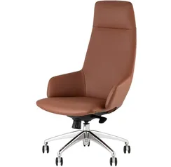 Кресло руководителя TopChairs Bow шоколадный