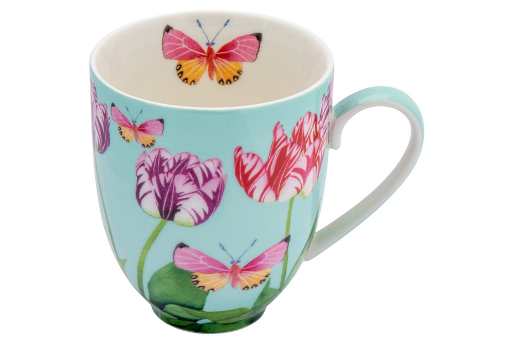Кружка с подставкой 400мл Maxwell&Williams Тюльпаны