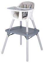 Стульчик для кормления детский Farfello Like (Серый шёлк / Grey Silk)
