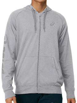Мужская теннисная кофта Asics Big Asics FZ Hoodie M - серый