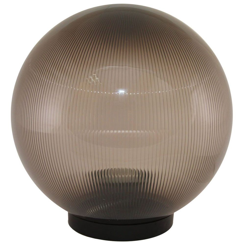 Светильник садово-парковый шар дымчатый с огранкой d=200 мм