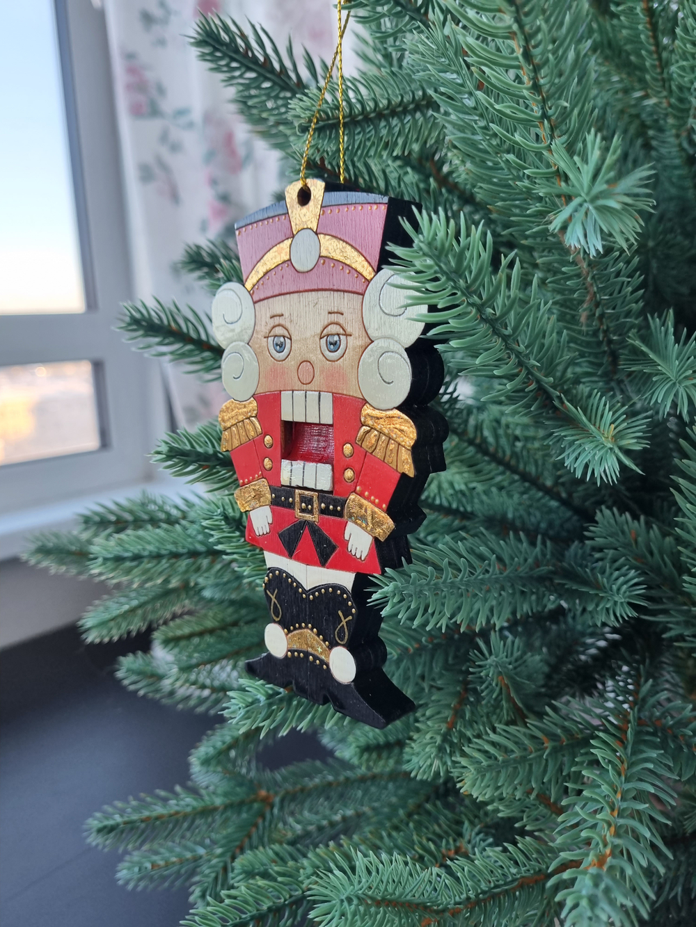 Щелкунчик деревянный игрушка на ёлку
