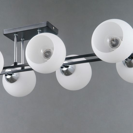 IL0791-8CSQ-25 BK CR TRENTO светильник потолочный