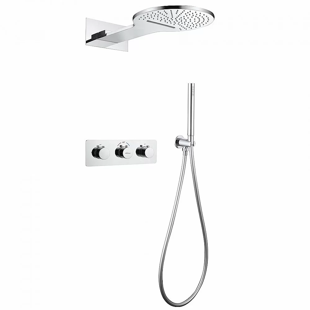 Душевая система ABBER Wasser Kreis AF8151 хром