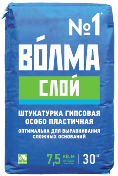414 ВОЛМА слой штукатурка гипсовая 30 кг