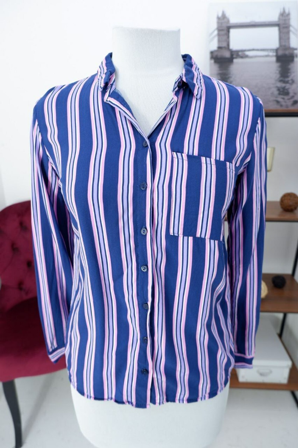 Блузка Sinsay в полоску 44 размер