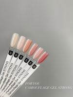 FOR YOU Набор гелей для наращивания Camouflage Strong 6 шт