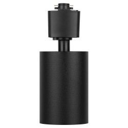 Трековый светильник однофазный ЭРА TR76 - GU10 BK под лампу GU10 Черный