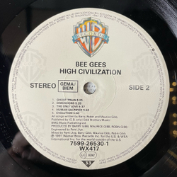Винтажная виниловая пластинка LP Bee Gees High Civilization (Германия 1991)