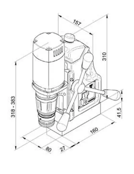 Магнитный сверлильный станок BDS MAB-100 K