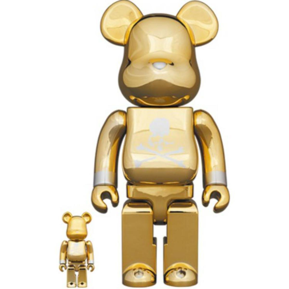 Дизайнерские игрушки BE@RBRICK x mastermind 1000%400%100% JAPAN GOLD 7cm/28cm/70cm, mastermind-JAPAN