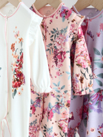 Комбинезон / Cлип для малышей Next F13-315, 3 шт., Белый, Розовый, Сиреневый