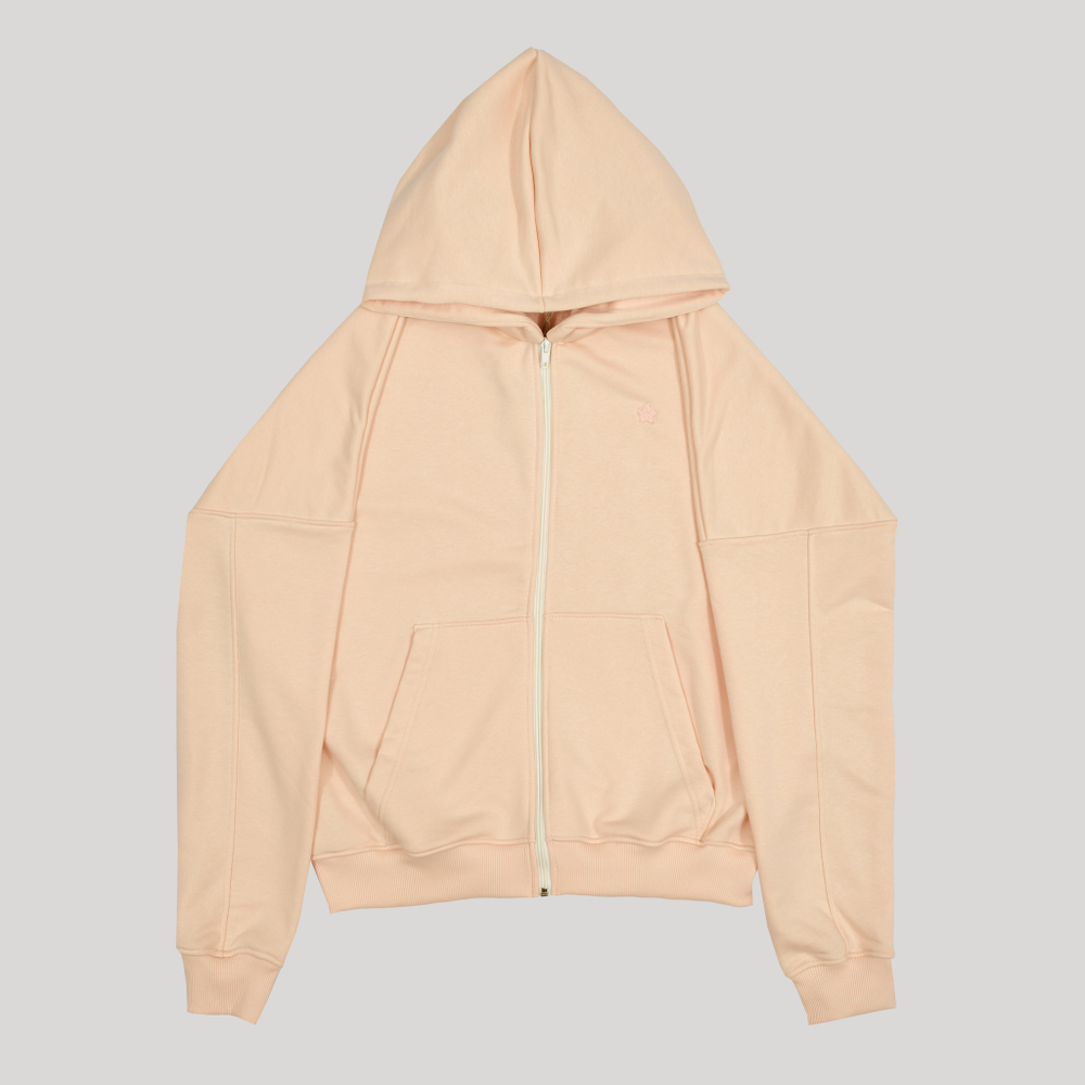 Zip-Up Hoodie LOGO Vanilla Cream