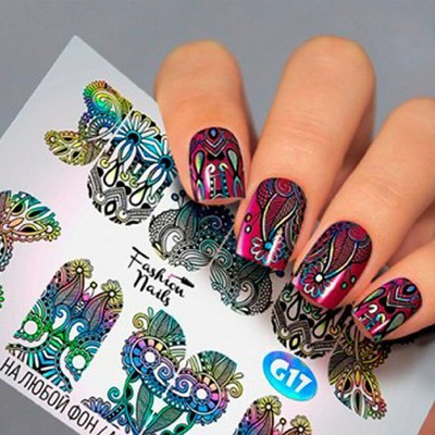 Слайдер-дизайн Fashion Nails Серия G № 17