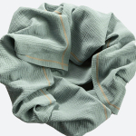 Плед-пелёнка Mjölk Mist Green из муслинового хлопка, уценка
