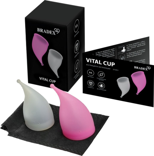 Набор менструальных чаш Vital Cup (размеры S и L)