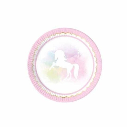 Тарелки Единорог Акварель