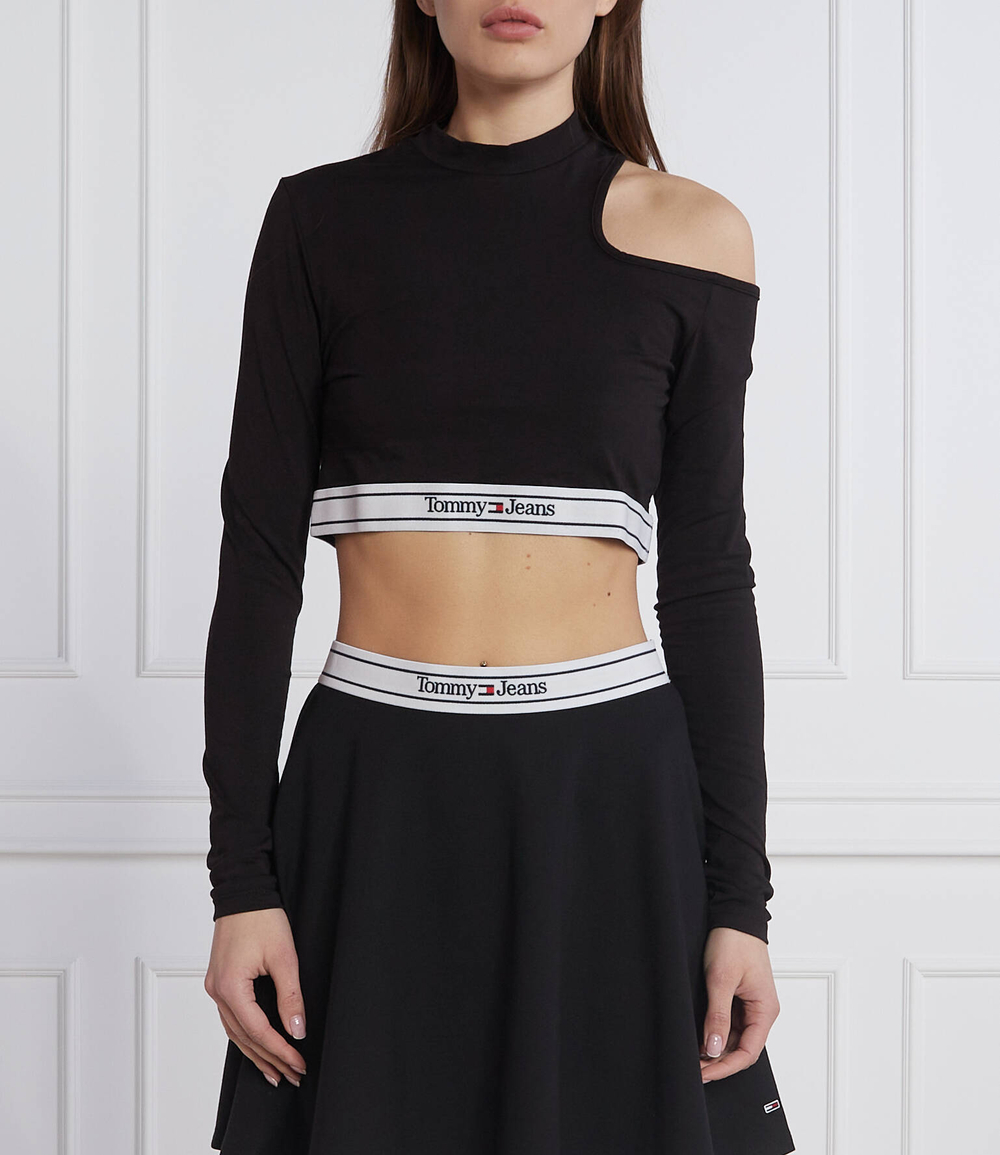 блузка Tommy Jeans - черный(DW0DW14893)