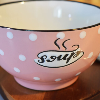 Бульонница 650мл "Горошек"