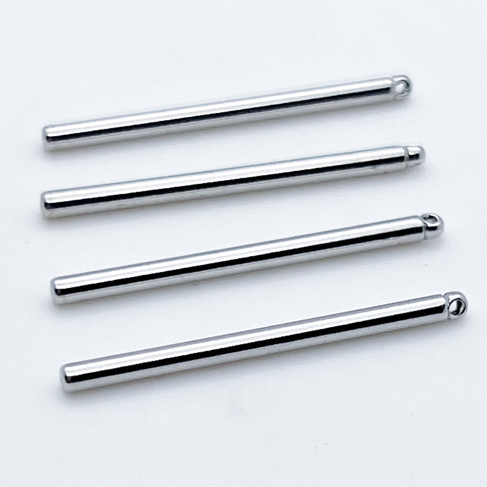 Подвеска Палочка, цвет серебро (родий), размер 30*2 мм, цена за 1 шт