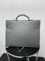 Портфель Hermes из кожи крокодила