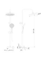 HB24553-7 Душевая система HAIBA