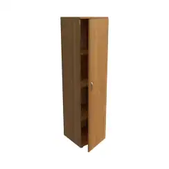 Шкаф узкий низкий закрытый ЛФ232 400х406х1610, орех
