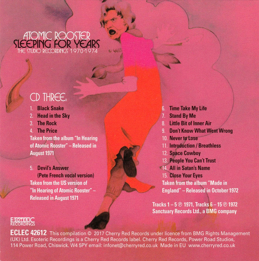 Atomic Rooster / Sleeping For Years (The Studio Recordings 1970-1974) (4CD)